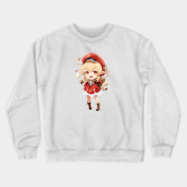 Klee Genshin Impact Crewneck Sweatshirt by Anime Access